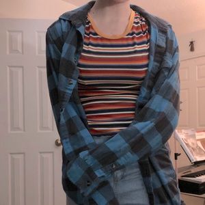 kinda thick flannel shirt